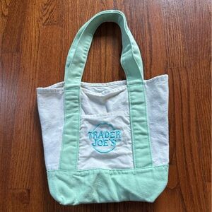 Cute Mini Mint Green Trader Joe’s Tote Bag